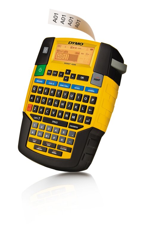 Merkemaskin Portable, DYMO Rhino 4200 MERKEMASKIN