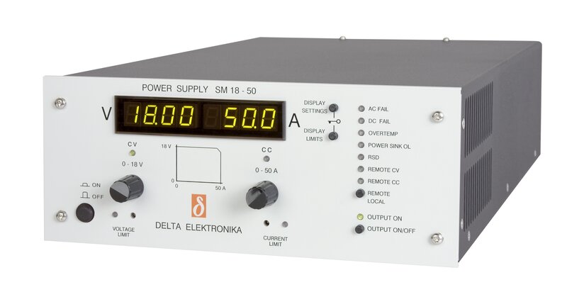 Strømforsyning AC/DC, 800 W DC, 0-200 V, 0-4 A eller 0-400 V, 0-2 A - Bilde 1