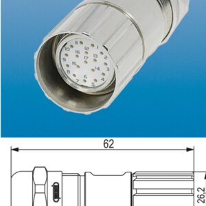 Plugg, KABEL 7-12MM INNV.GJENGE 7106500000 - Bilde 1