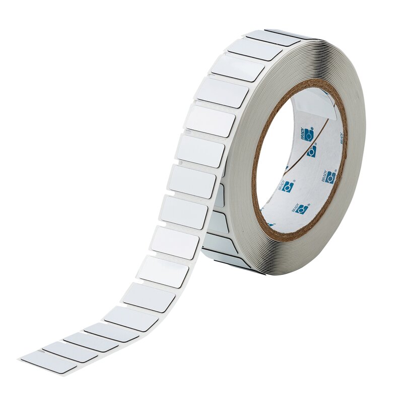 Skilt til  maskin, EPREP 35X18MM HVIT RULL A 1250 - Bilde 1