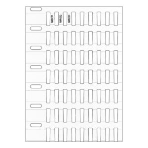 Ledningsmerker til maskin, THTRDS-10x4,4-7697-WT - Bilde 1
