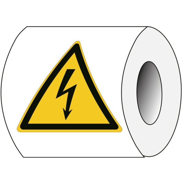 Etiketter med trykk, PIC W012- Tri 050-PE-ROLL/1