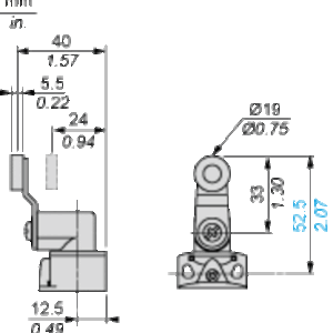 Endebryter, Endebryter XC Standard, XCKD, termoplastisk rullespak, 1NC+1 NO, snap, M16 - Bilde 5