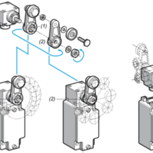 Endebryter, XC Standard, XCKJ, termoplastisk rullespak, 1C/O, snap-action, Pg13 - Bilde 4