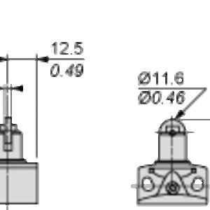 Endebryter, Endebryter XC Standard, XCKP, stålrulleplunger, 1NC+1 NO, snap, M16 - Bilde 7
