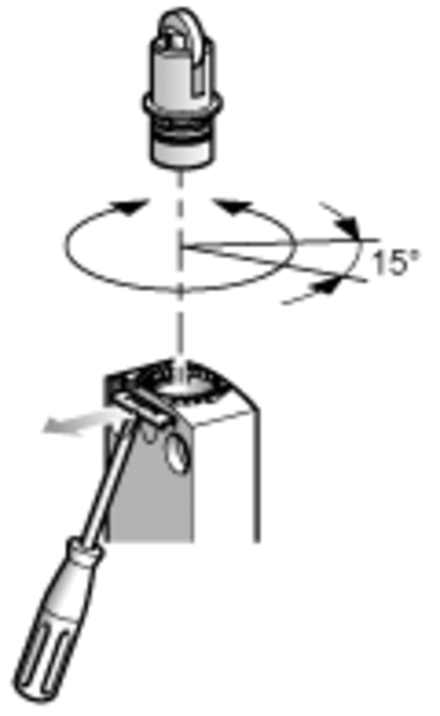 Endebryter, Endebryter XC Standard, XCKP, termoplastisk plast rullespak plung. Ver, 1NC+1 NO, treg, M16