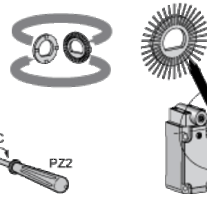 Endebryter, Endebryter XC Standard, XCKS, termoplastisk rullespak, 1NC+1 NO, snap-action, M20 - Bilde 3