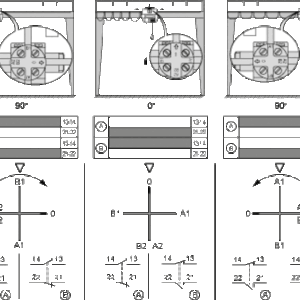 Endebryter PLASTHODE MED CROSS 2 ELEKTRISK 4 MEKANISK POSISJON - Bilde 3