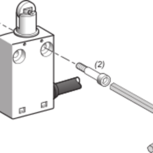 XCMH Endebryter Miniatyr Plast Metall Rullestempel NC + NO Snap L9 - Bilde 2