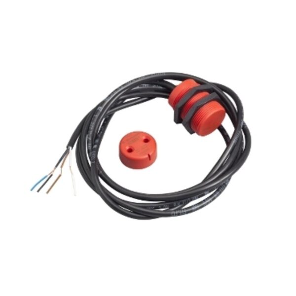 Maskinsikkerhet, Kodet magnetbryter, Rund, XCS, XCSDMR, 2 NC, staggered, 5 m