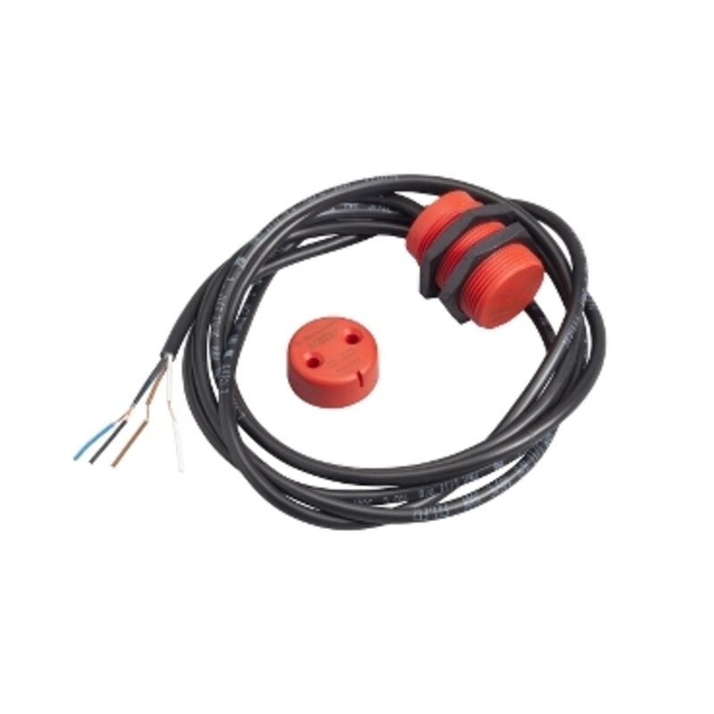 Maskinsikkerhet, Kodet magnetbryter, Rund, XCS, XCSDMR, 2 NC, staggered, 5 m - Bilde 1