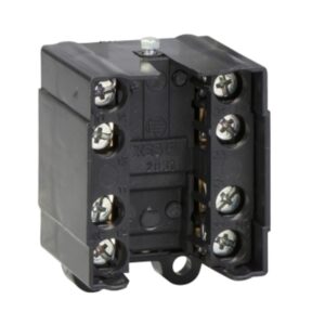 Endebryter kontaktblokk, Endebryter XC Standard, XESP, 2 C/O snap action, forskjøvet, sølvbelagt - Bilde 1