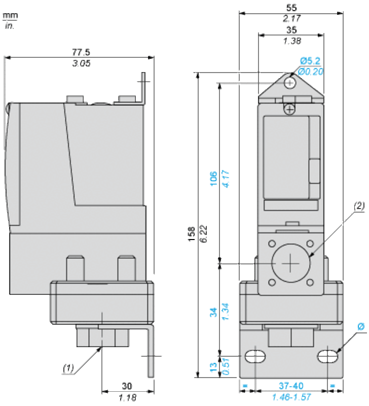 Trykkbryter,  Justerbar, .4 Bar - Bilde 3