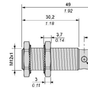 Induktiv sensor XS1 M12, PNP NO+NC, Flush, Sn4mm, 12..24VDC, M12 - Bilde 6