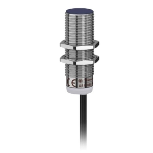 Induktiv sensor XS1 M18, L53mm, messing, Sn8mm, 12..24VDC, kabel 2m