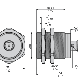 Induktiv sensor XS1 M30, PNP NO+NC, Flush, Sn15mm, 12..24VDC, M12 - Bilde 4