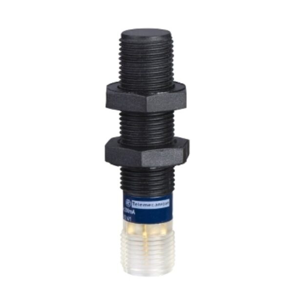 INDUKTIV SENSOR SYLINDRISK M12 12 48V DC PNP NO 3 LEDNINGER IKKE-FLUSH M1