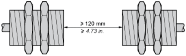 Induktiv tilstedeværelsesensor XS, induktiv sensor XS2 M12, L51mm, messing, Sn8mm, 12...24 VDC, M12