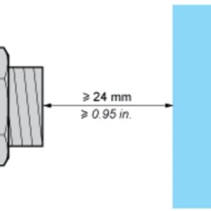 Induktiv tilstedeværelsesensor XS, induktiv sensor XS2 M12, L51mm, messing, Sn8mm, 12...24 VDC, M12 - Bilde 5