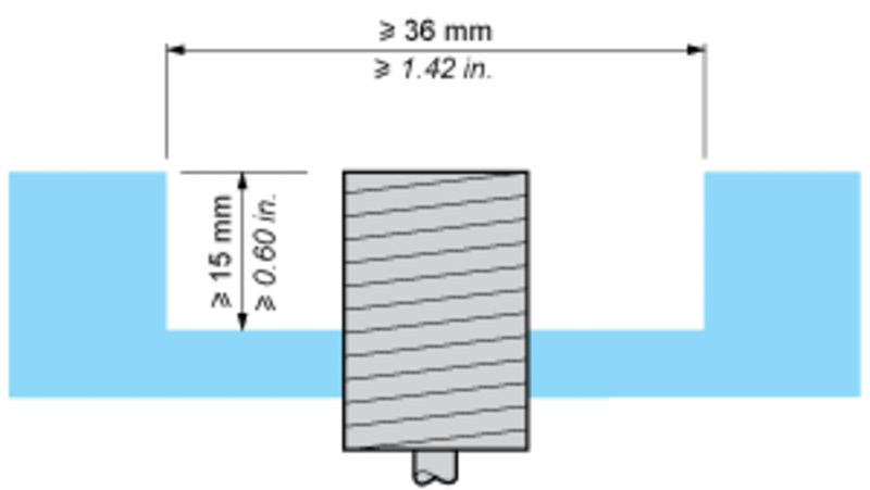 Induktiv tilstedeværelsesensor XS, induktiv sensor XS2 M12, L51mm, messing, Sn8mm, 12...24 VDC, M12 - Bilde 2