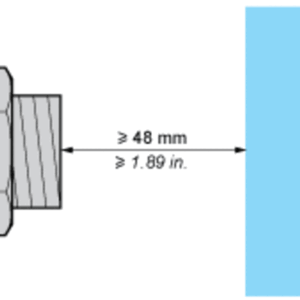 Induktiv tilstedeværelsesensor XS, induktiv sensor XS2 M18, L41 mm, messing, Sn16 mm, 12...24 VDC, kabel 2 m - Bilde 6