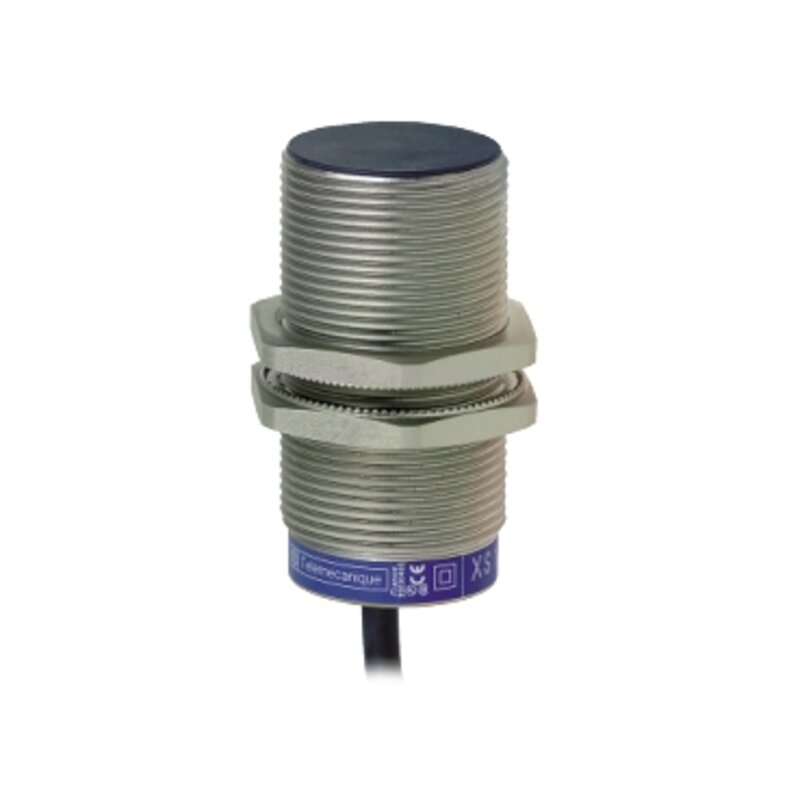 Induktiv tilstedeværelsesensor XS, induktiv sensor XS6 M30, L62mm, messing, Sn15mm, 24...240VAC/DC, kabel 2 m - Bilde 1