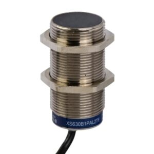 Induktiv tilstedeværelsesensor XS, induktiv sensor XS6 M30, L62 mm, messing, Sn15 mm, 12...48 VDC, kabel 2 m - Bilde 1
