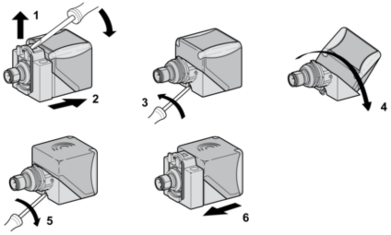 Induktiv tilstedeværelsesensor XS, induktiv sensor XS8 40x40x70, PBT, Sn20 mm, 12...48 VDC, M12 - Bilde 6