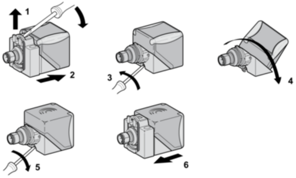 Induktiv tilstedeværelsesensor XS, induktiv sensor XS8 40x40x70, PBT, Sn40 mm, 12...48 VDC, M12