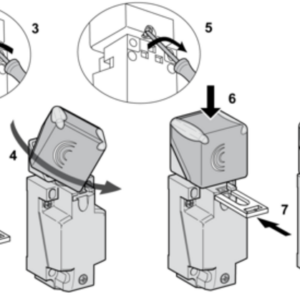 Induktiv tilstedeværelsesensor XS, induktiv sensor XS8 40x40x117, PBT, Sn40 mm, 24...240VAC/DC, terminaler - Bilde 6