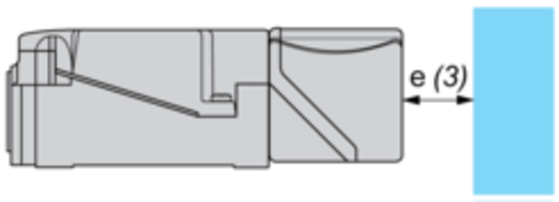 Induktiv tilstedeværelsesensor XS, induktiv sensor XS8 40x40x117, PBT, Sn40 mm, 24...240VAC/DC, terminaler - Bilde 5
