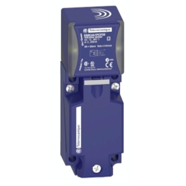 Induktiv tilstedeværelsesensor XS, induktiv sensor XS8 40x40x117, PBT, Sn40 mm, 24...240VAC/DC, terminaler