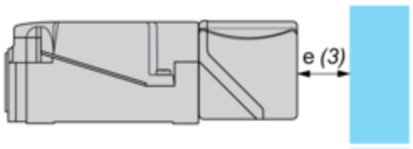 Induktiv tilstedeværelsesensor XS, induktiv sensor XS8 40x40x117, PBT, Sn40 mm, 12...48 VDC, terminaler