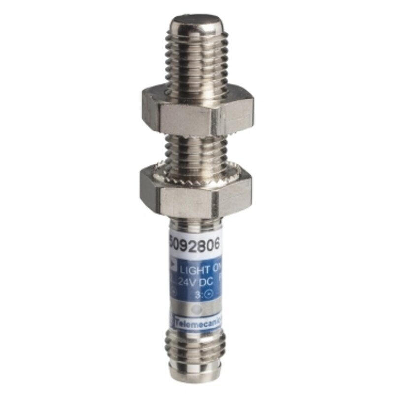 Fotoelektrisk sensor XU, XUA, mottager, gjennomstråle, Sn 2 m, 12...24 VDC, M8 - Bilde 1