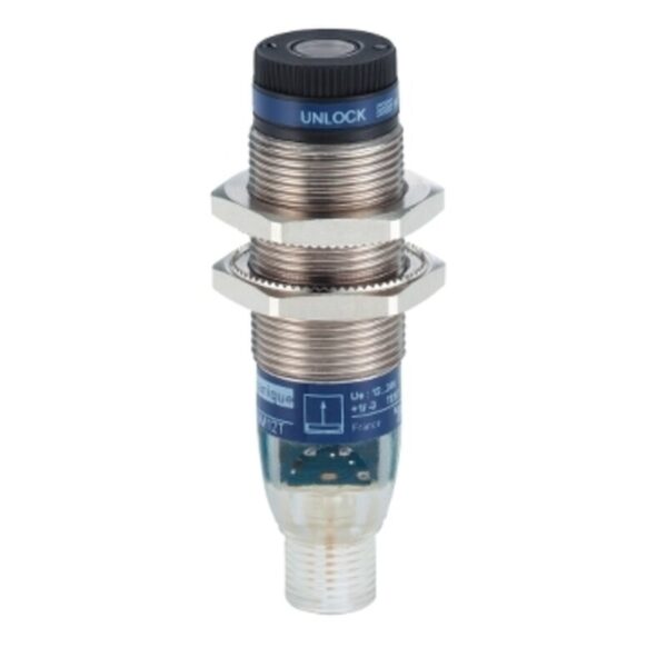 Fotoelektrisk sensor XU, XUB, emitter, laser, 12...24 VDC, M12