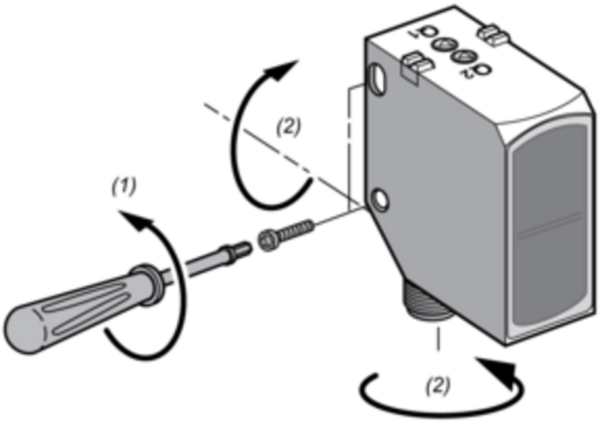 Fotoelektrisk Avstandssensor XU, fotoelektrisk lasersensor, XUK, refleks, Sn 70 m, 2Q 1Qa 3IN, heiseapp