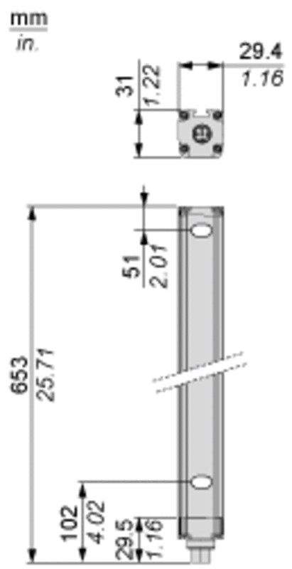 Lysgitter, LC E T2 2B H510 D4-12M