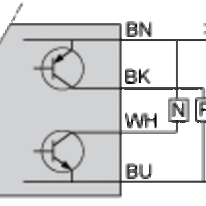 Fotoelektrisk sensor XU, XUY, gaffel, laser, teach, 120X59mm, 12...24 VDC, M8 - Bilde 2