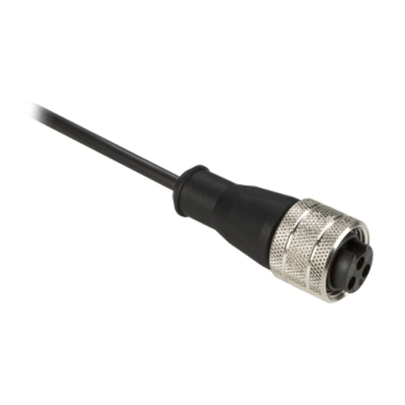 Forhåndskoblet kontakt XZ, rett hunn, 1/2" 20 UNF, 3 pinner, kabel PUR 5 m - Bilde 3