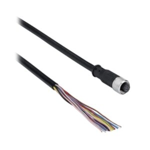 M12 12-PINS RETT HunnKONTAKT 3M SIKKERHETSLYSGARDIN INTEGRERT DEMPING - Bilde 1
