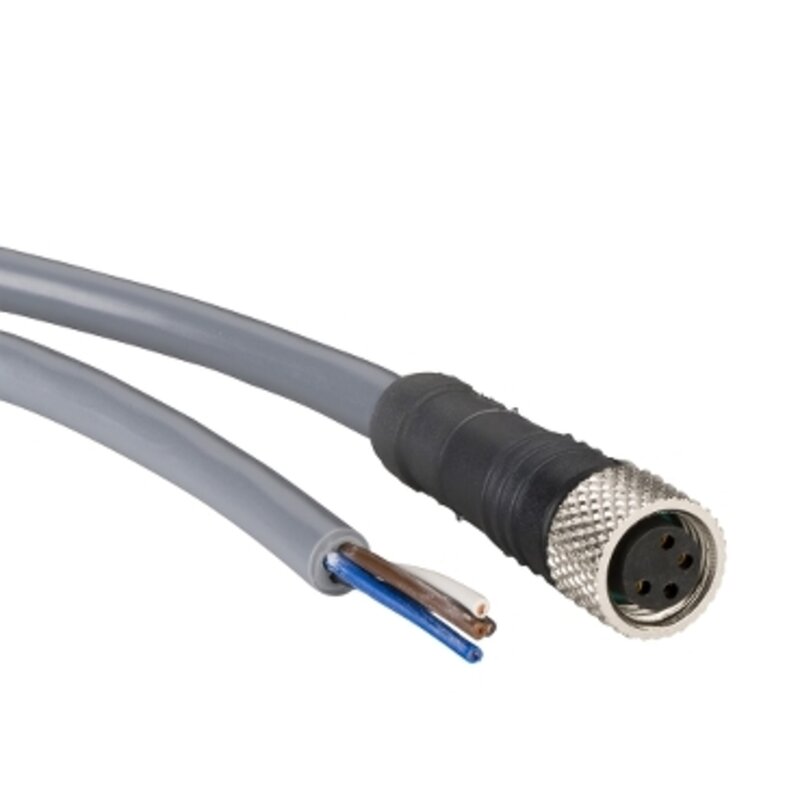 FORHÅNDSKOBLET PVC 4W M8 HUNNKABEL STR 8M - Bilde 1