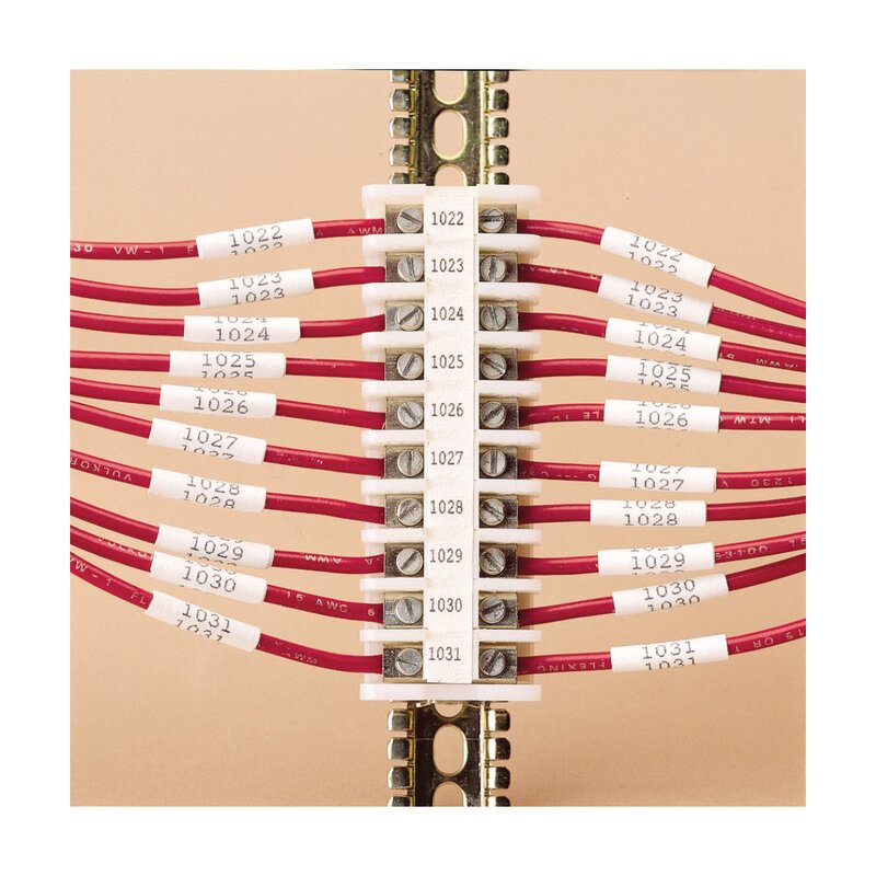Ledningsmerker til maskin, M6-750-175-342-WT - Bilde 6