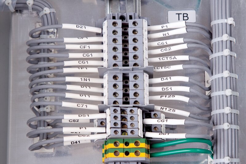 Ledningsmerker til maskin, KRYMP F/BBP33 10,54X50,8 HVIT R/500 - Bilde 1