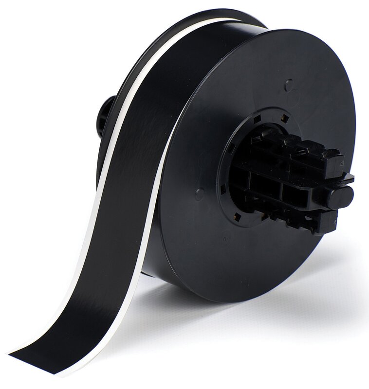 Tape til maskin, VINYL F/BBP31 SORT 28,58MMX30,48M - Bilde 1