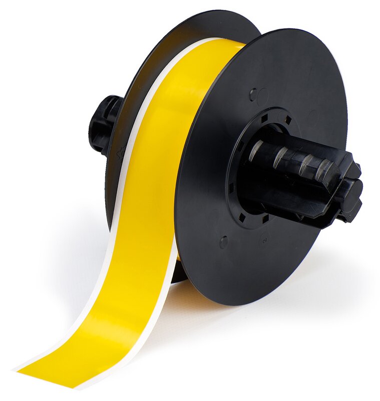 Tape til maskin, VINYL F/BBP31 GUL 28,58MMX30,48M - Bilde 1