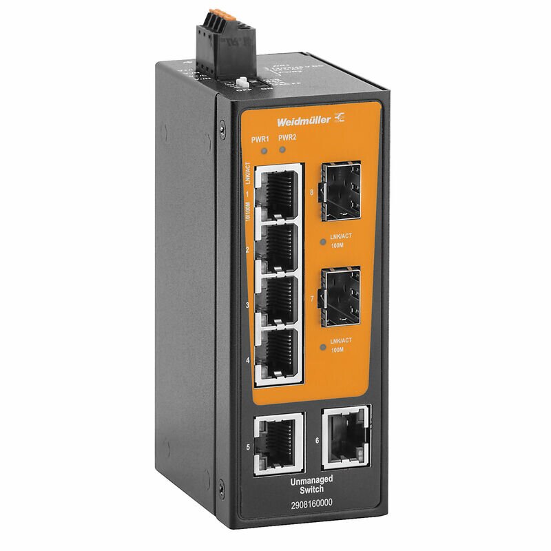 Nettverk OT, Switch, IE-SW-BLB-08-6TX-2FESFP - Bilde 1