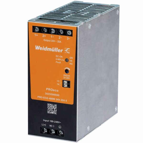 Strømforsyning AC/DC, PRO ECO 480W 24V 20A II