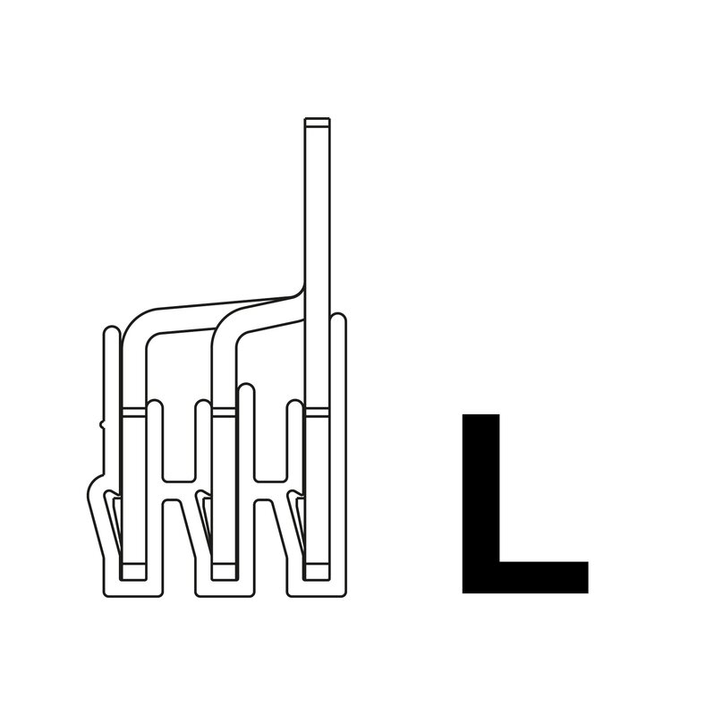 Samleskinner, S-SG-16L/3P FORDELING L1-L2-L3 - Bilde 2
