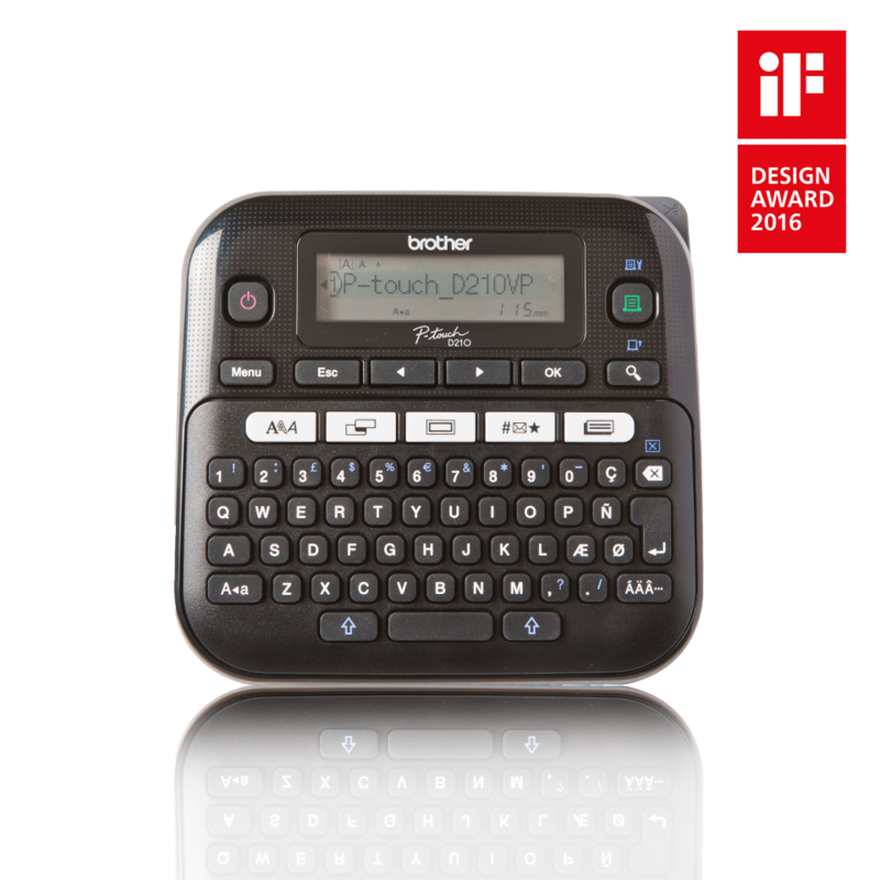 Merkemaskin Portable, BROTHER PTD210VP I KOFFERT - Bilde 1