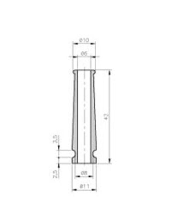 Nippel, HELAVIA 15-410 SVART POSE A 100 STK